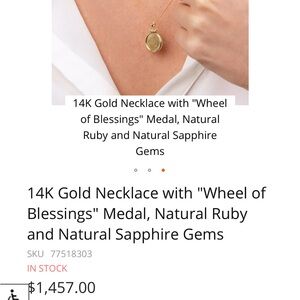 14k Wheel Of Blessings